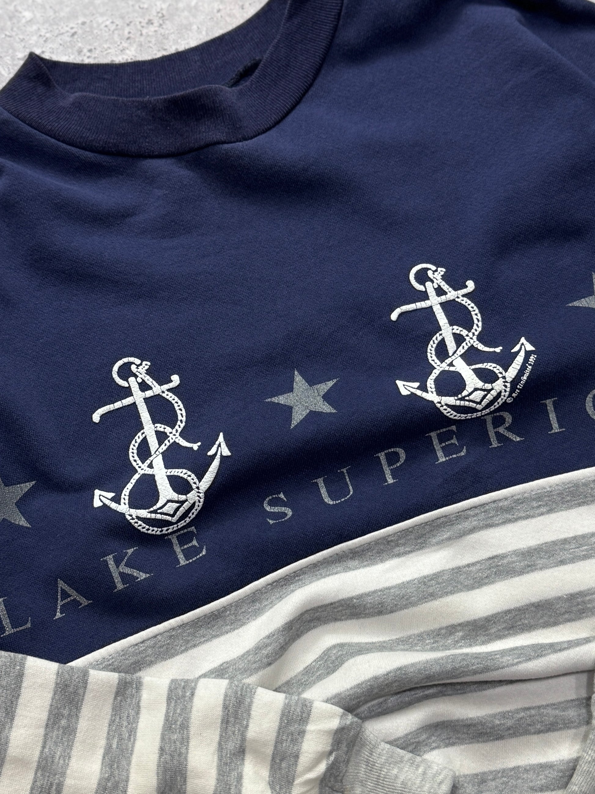 Vintage 90s Lake Superior Destination Sweater (L)