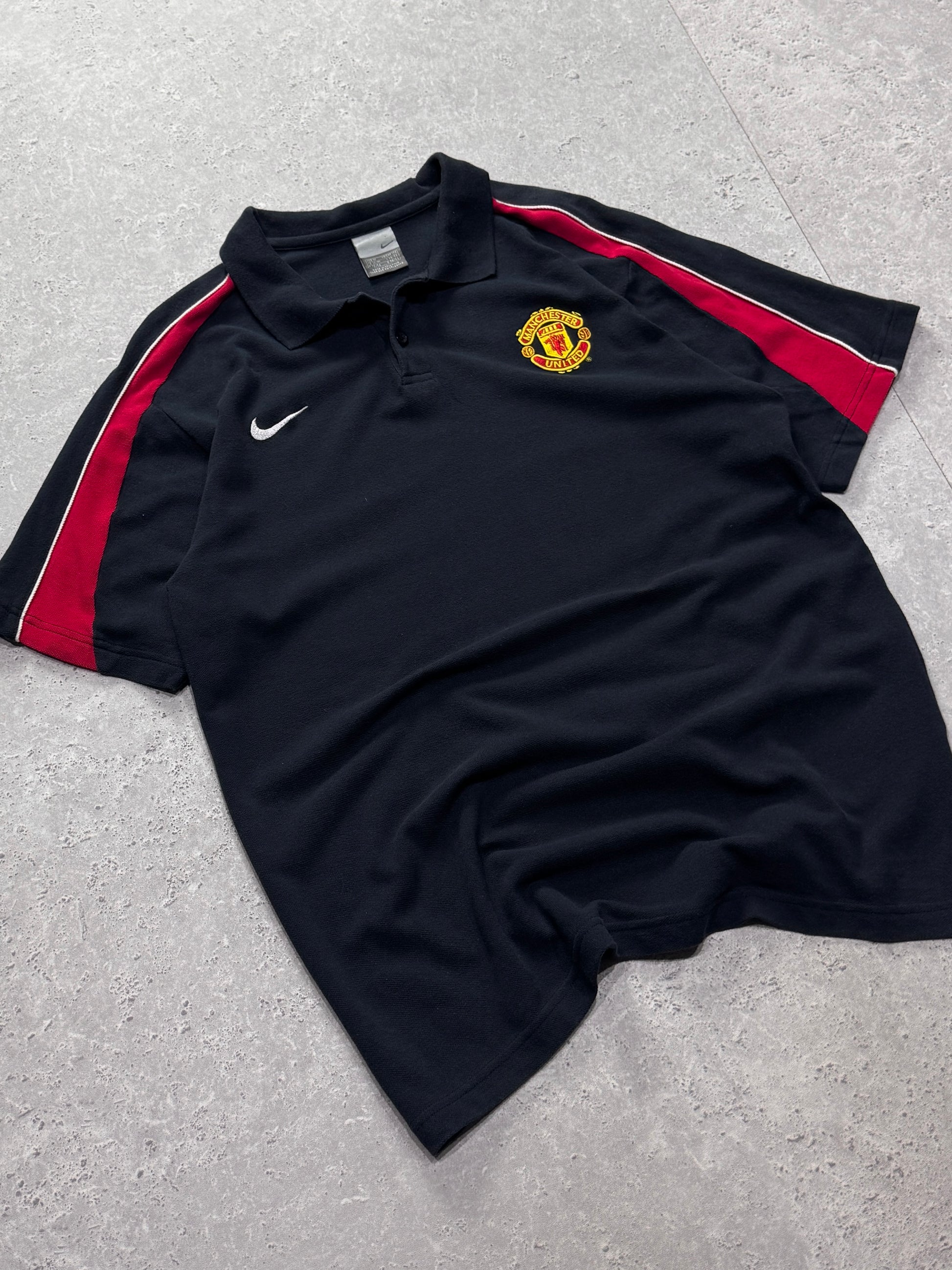 Vintage 2000s Nike X Manchester United FC Polo Shirt (M)