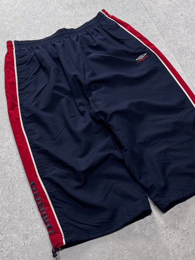 Vintage 2000s Umbro Adjustable 3/4 Track Shorts (XL)