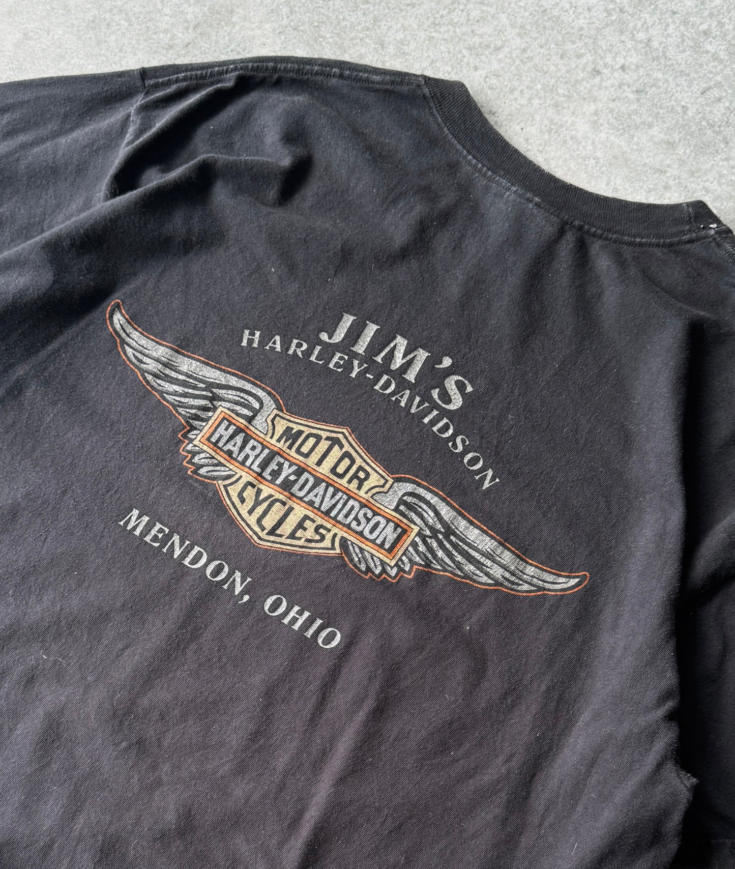 Vintage 00s Harley Davidson Logo Tee (XL)