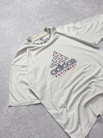 Vintage 90s Adidas Equipment Embroidered tee (XL)