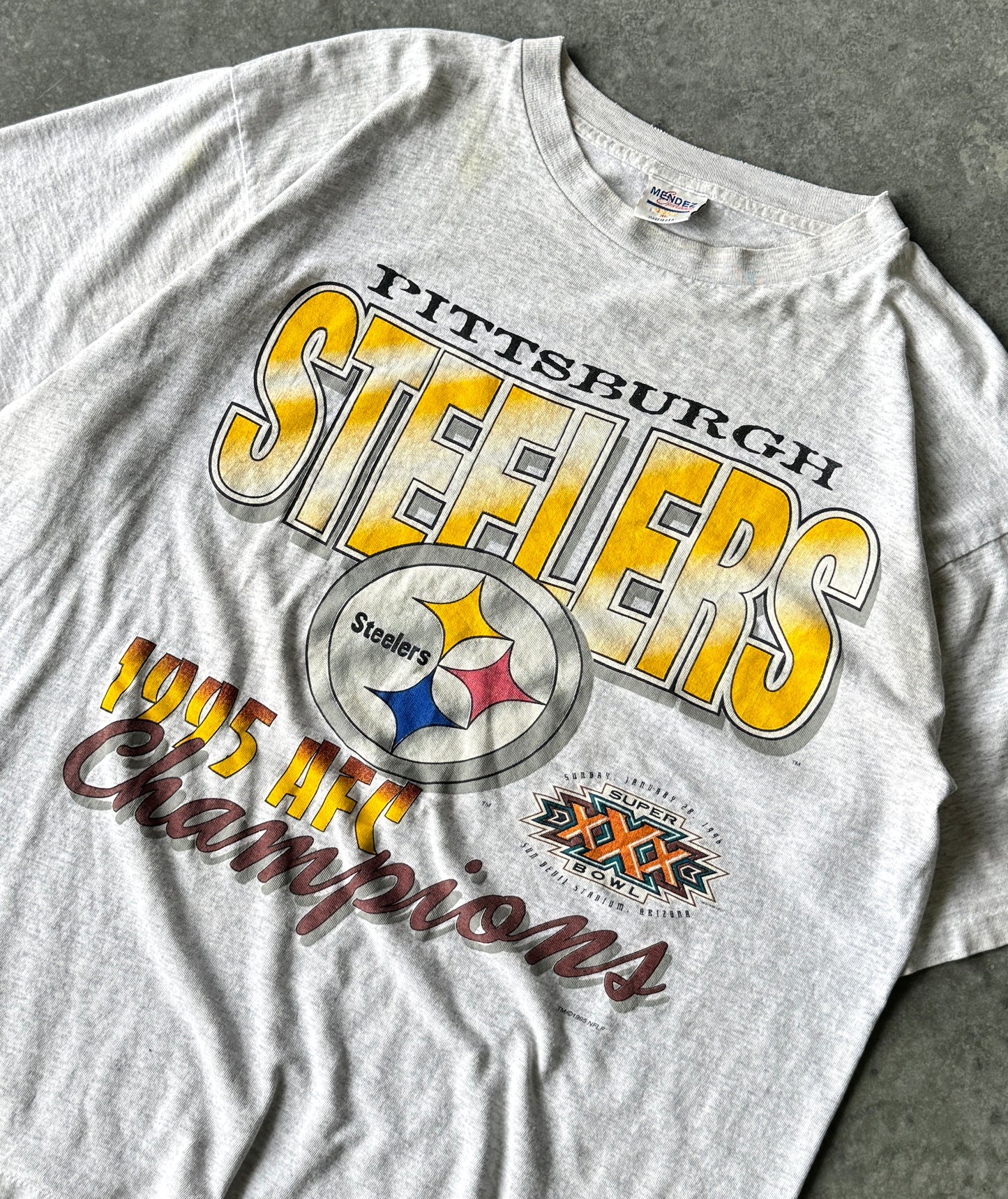 Vintage 95' Pittsburgh Steelers Superbowl Tee (XL)