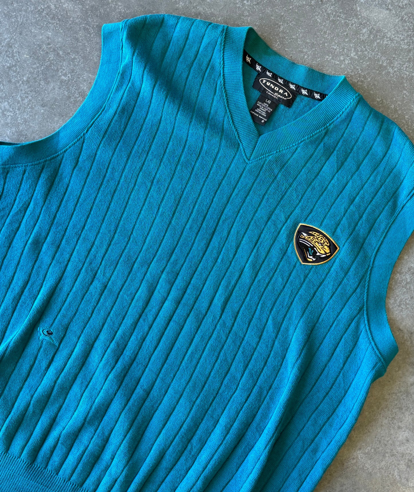 Vintage Jacksonville Jaguars Sweater Vest (L)