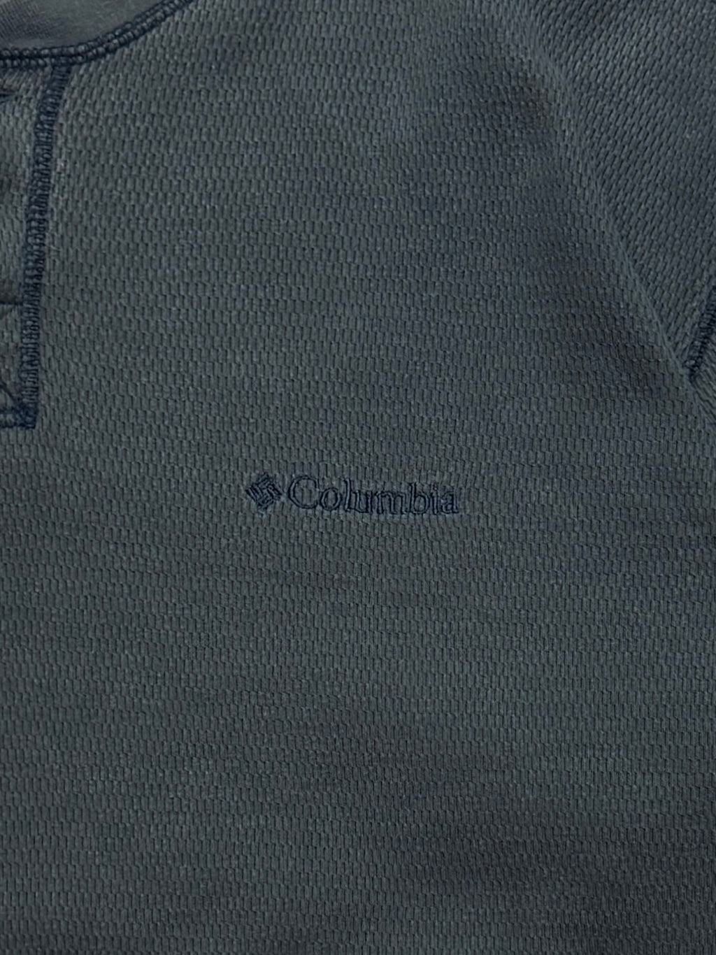 Vintage Columbia Waffle Long Sleeve Tee (2XL)
