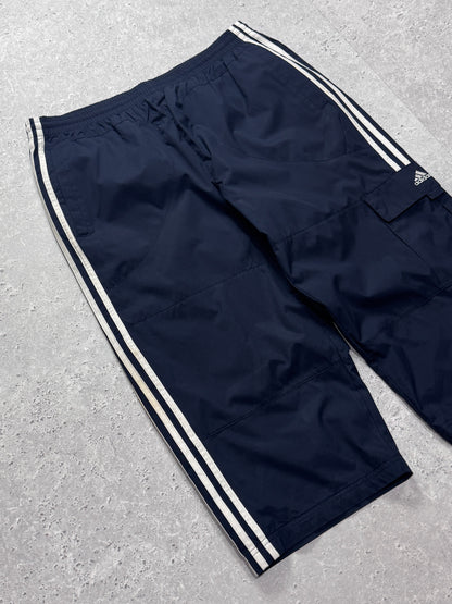Vintage 2000s Adidas 3/4 Cargo Track Shorts (36")