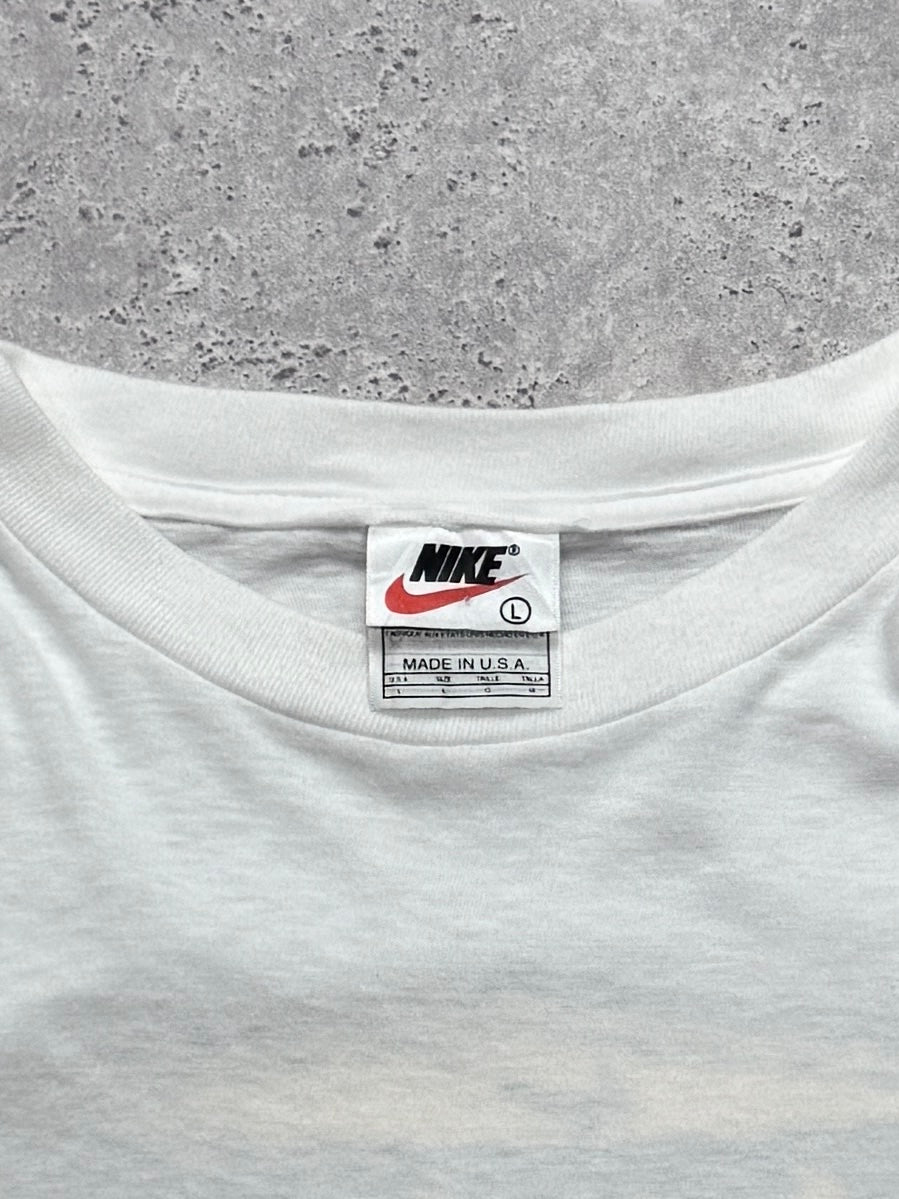 Vintage 90s Nike USA Logo Tee (L)