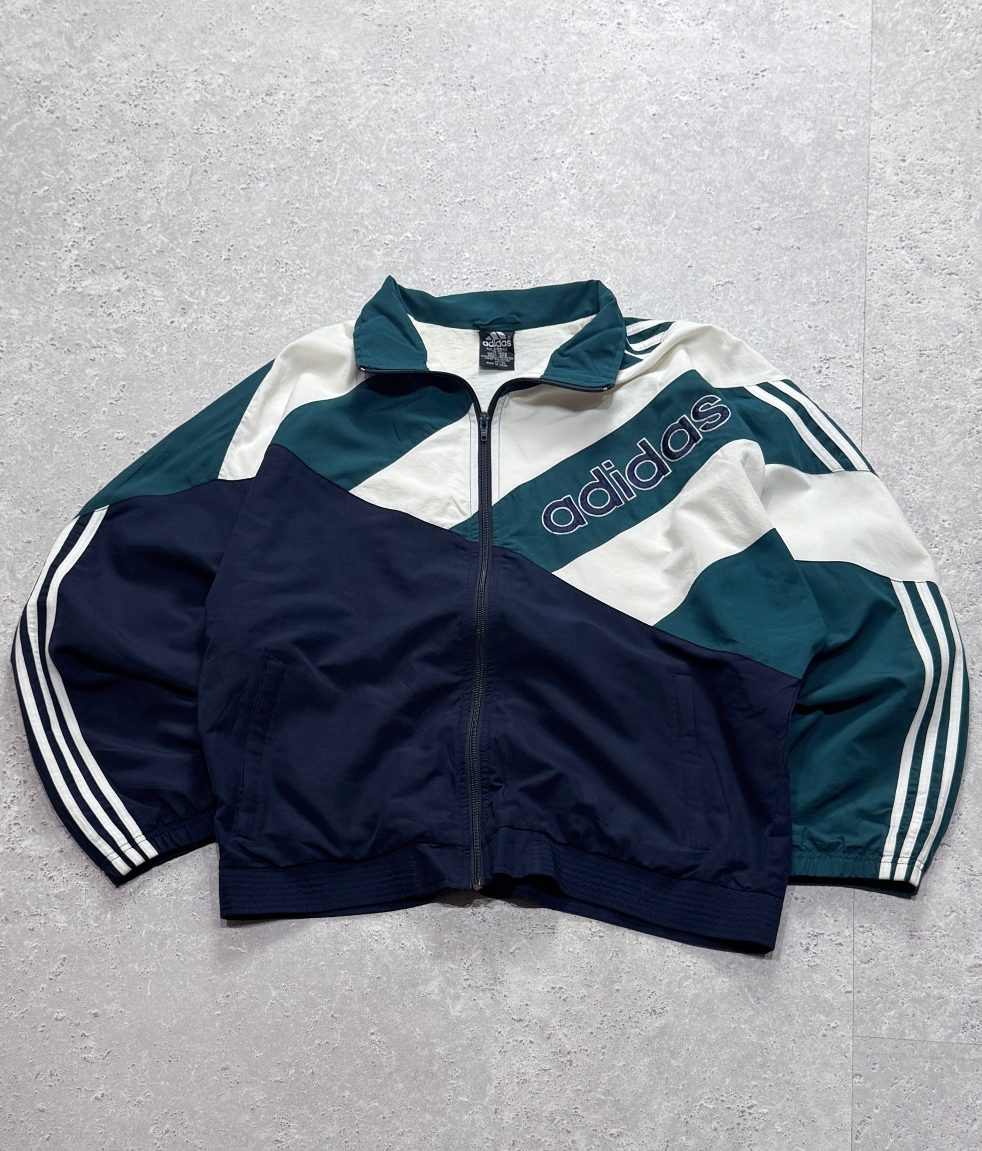 Vintage 2000s Adidas Windbreaker Jacket (L)