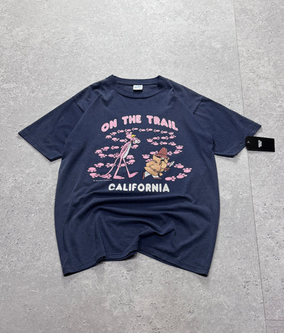 Vintage 1993 Pink Panther & Detective Cartoon Tee (M)