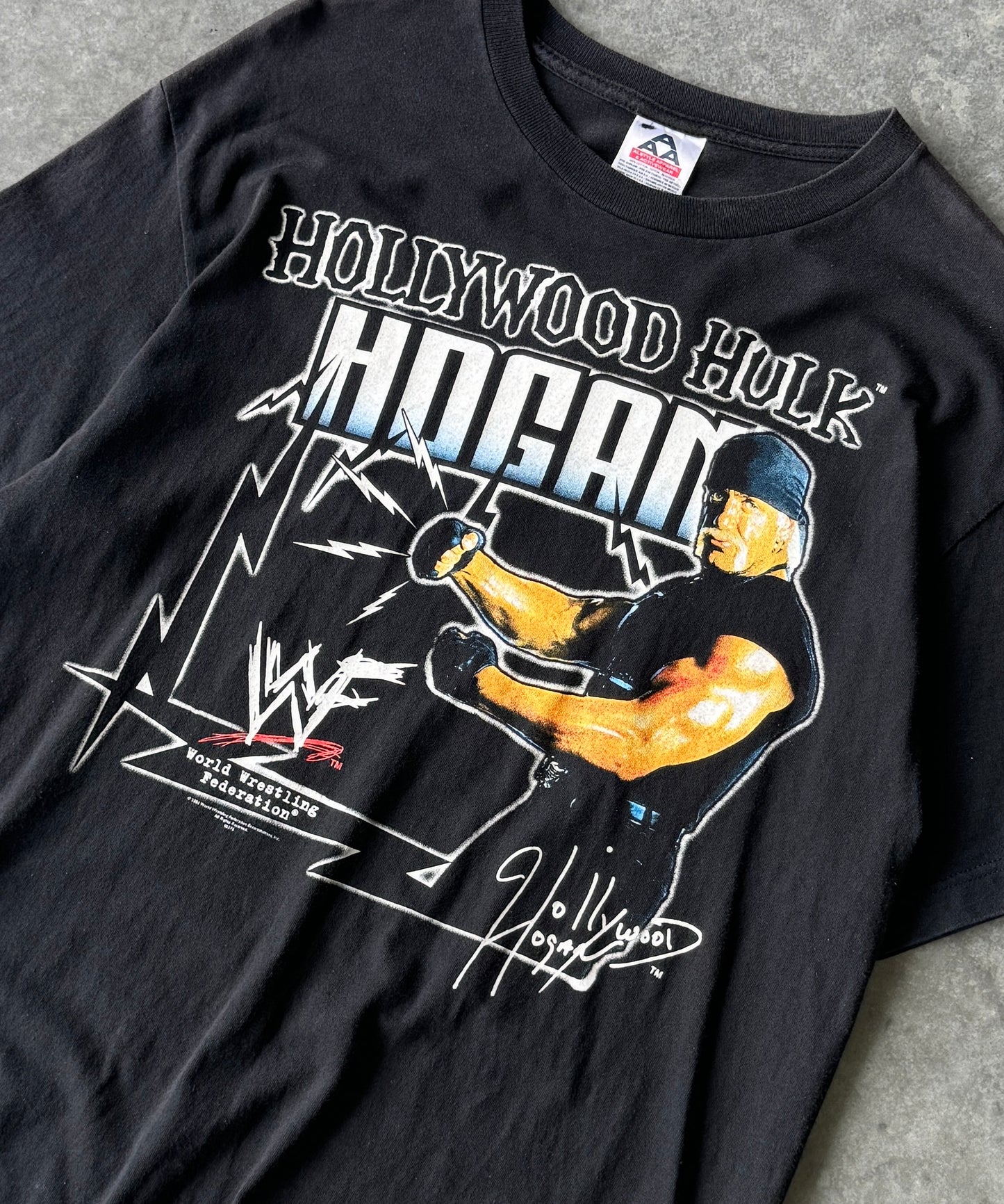 *RARE* Vintage 02' Hollywood Hulk Hogan WWF Tee (L)