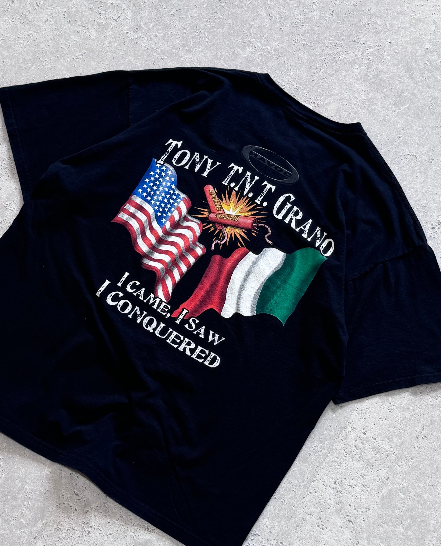 Vintage 00s Tony Grano Boxing Tee (2XL)