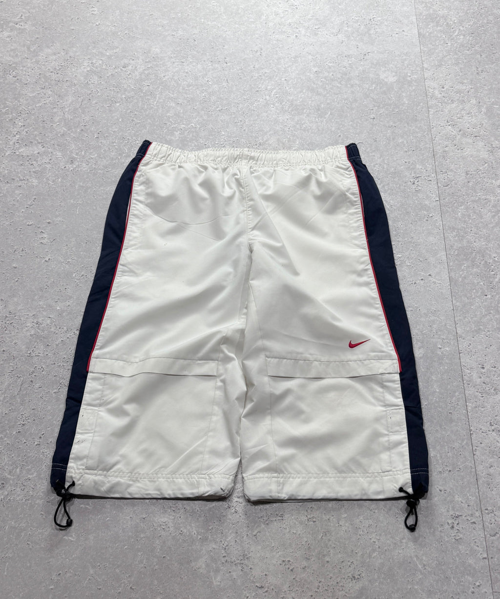 Vintage 2000s Nike Adjustable 3/4 Track Shorts (M)