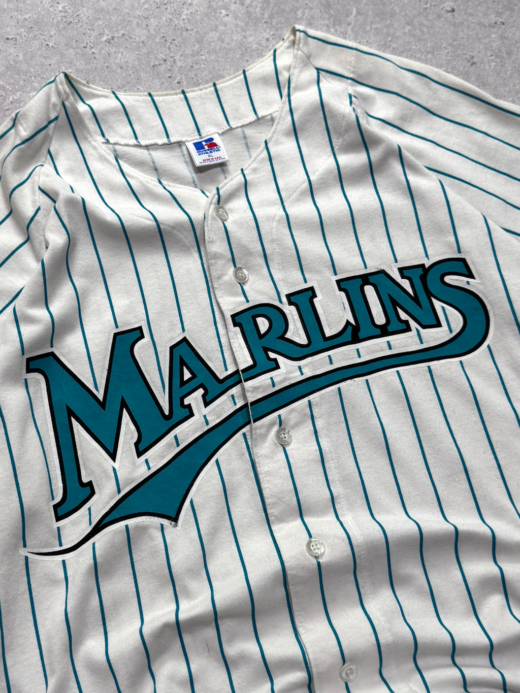 Vintage 90s Florida Marlins MLB Baseball Jersey (XL)