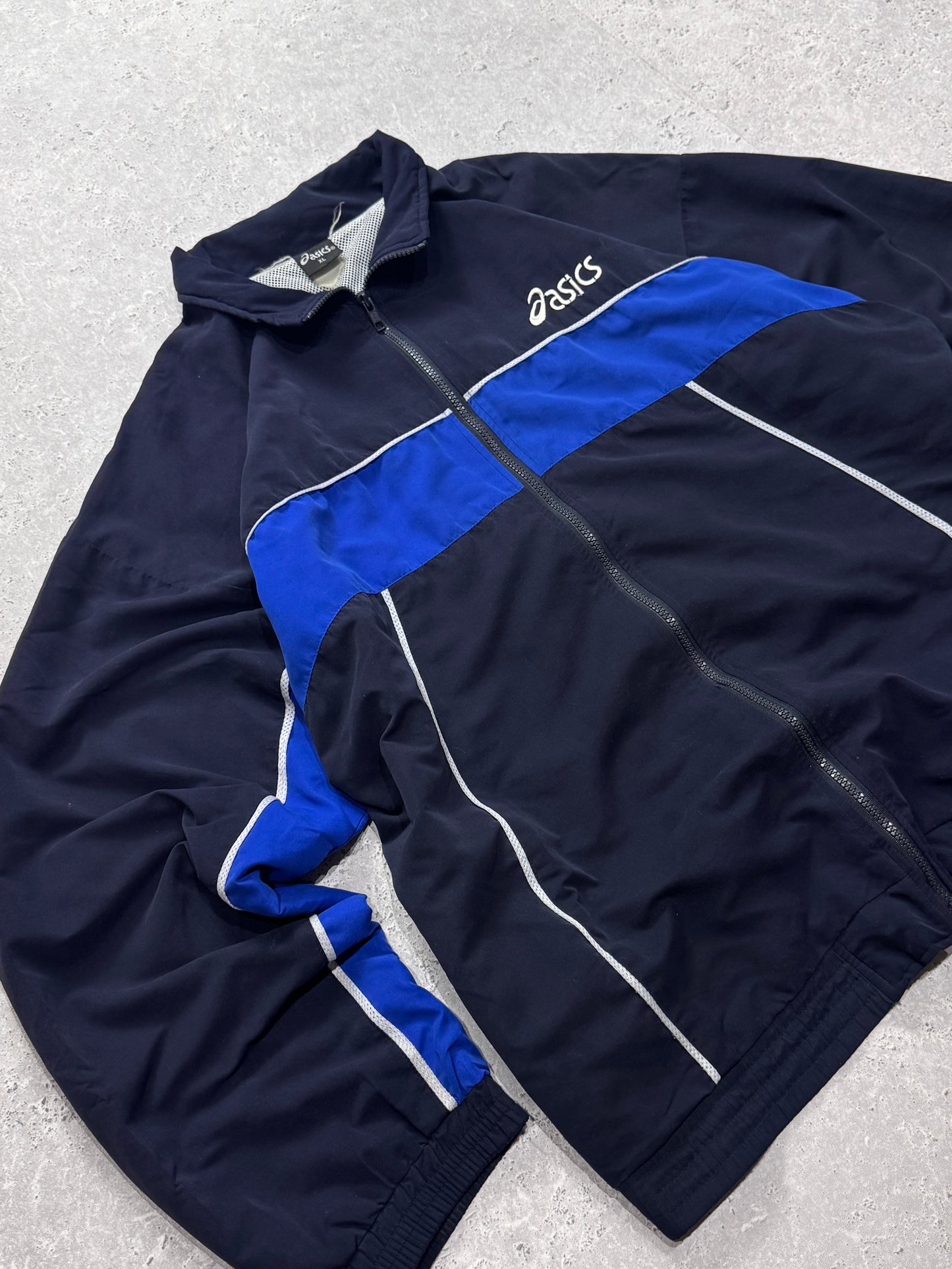 Vintage 90s Asics X Kosta Tszyu Boxing Windbreaker Jacket (XL)