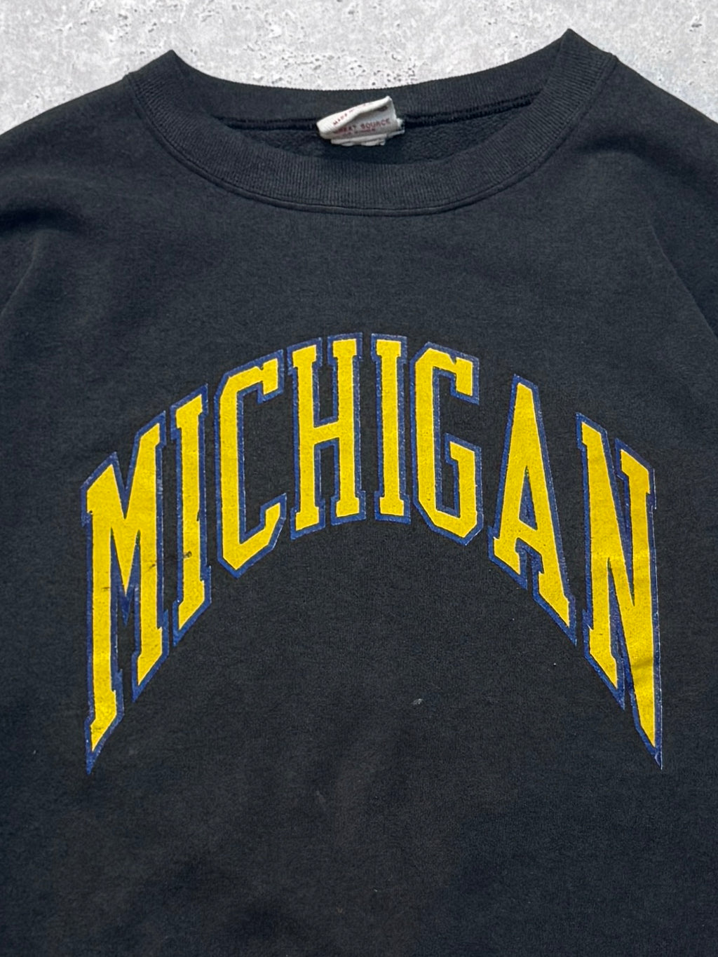 Vintage 80s Michigan College Sweater (XL)