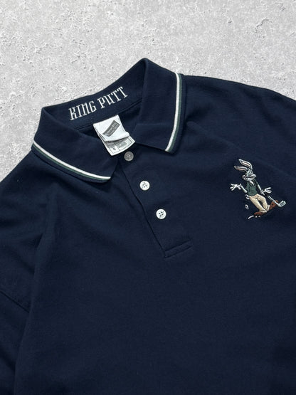 Vintage 90s King Putt Bugs Bunny Golf Polo Shirt (M)