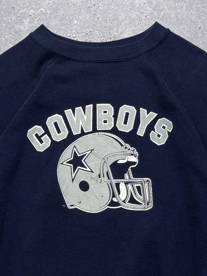 Vintage 80s Dallas Cowboys NFL Helmet Sweater (M)