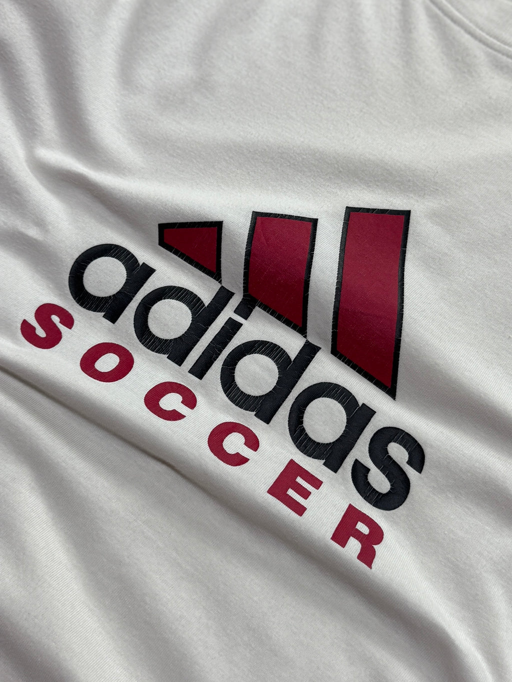 Vintage 90s Adidas Soccer Tee (2XL)