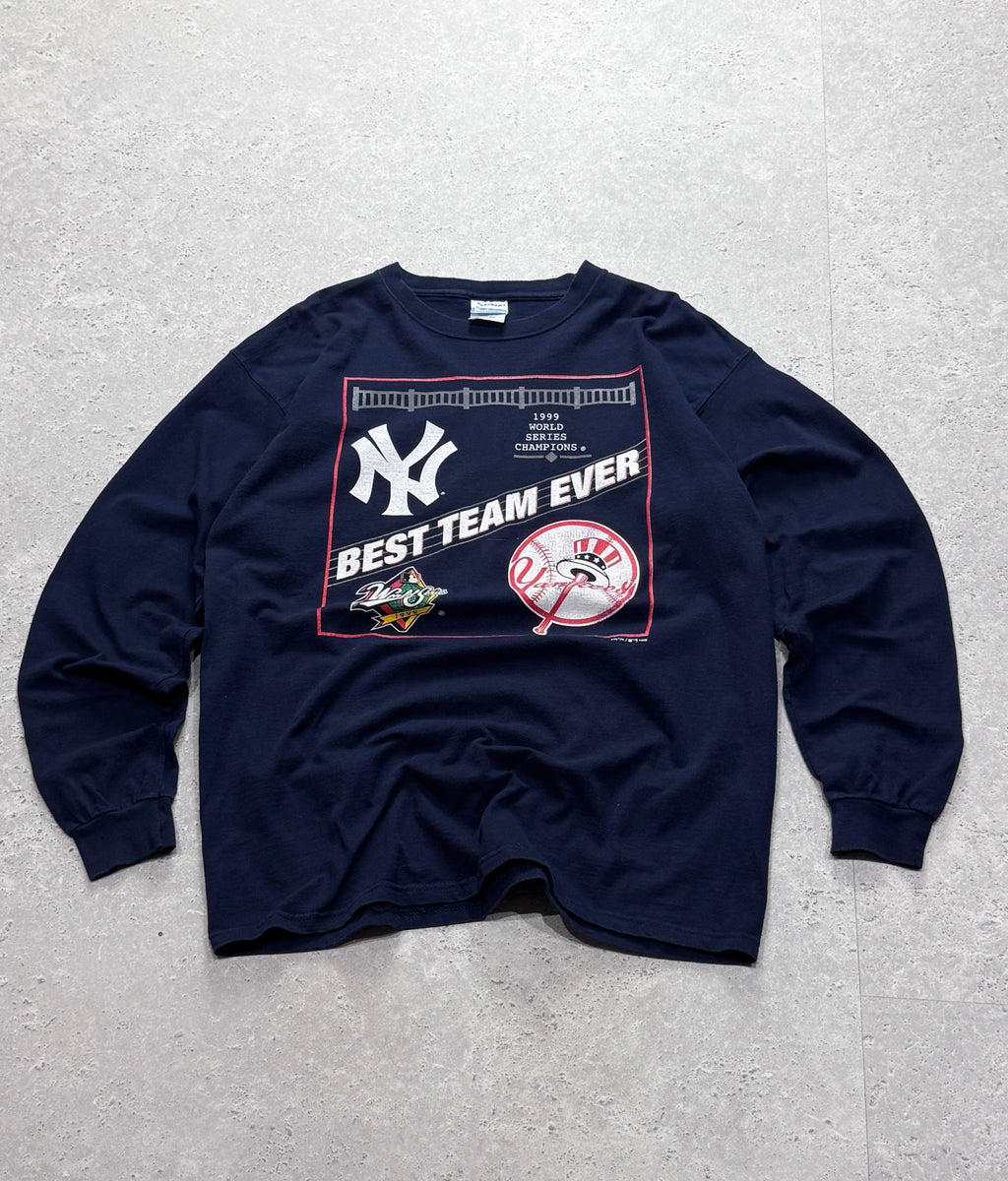 Vintage 1999 New York Yankees World Series Long Sleeve Tee (XL)