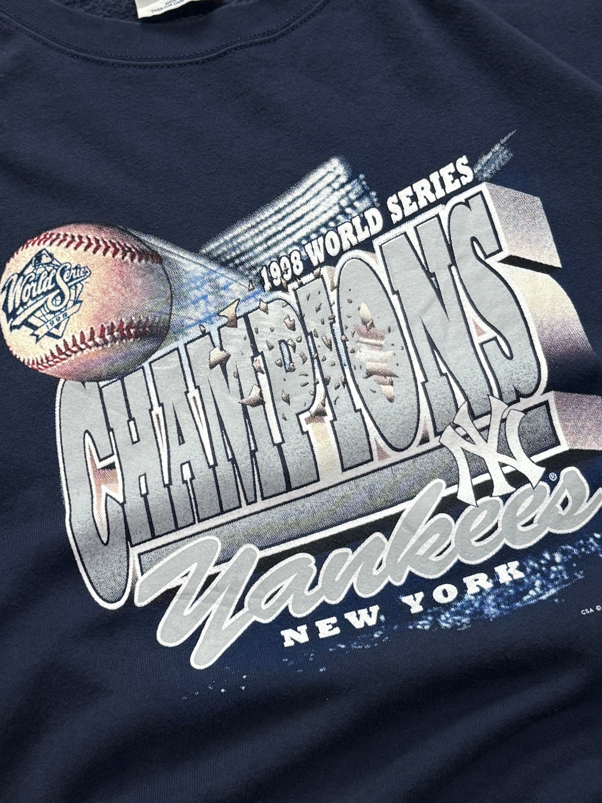 Vintage 1998 New York Yankees World Series Champions Sweater (XL)