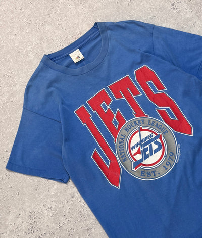 Vintage 1990 Winnipeg Jets NHL Tee (M)