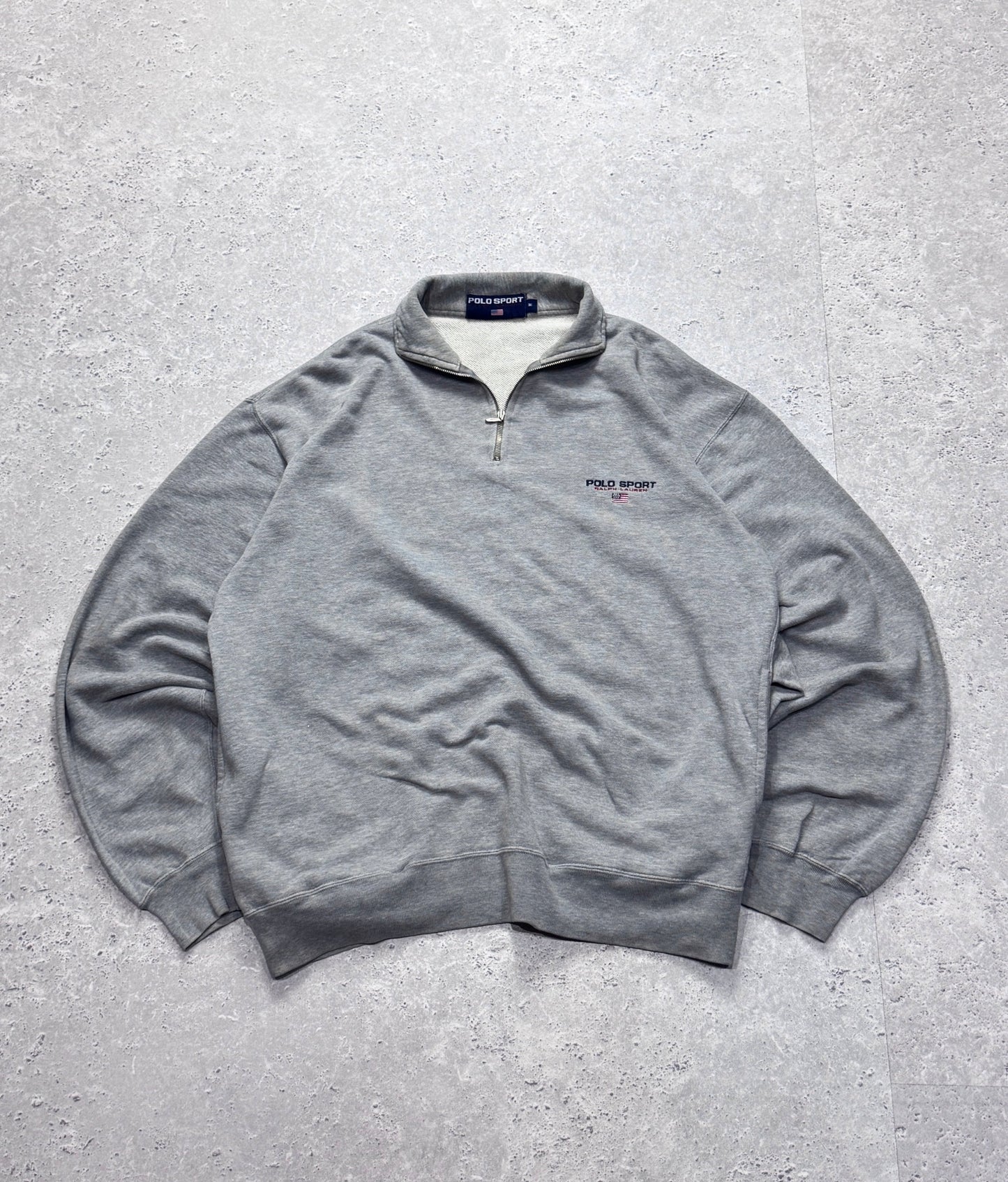 Vintage Polo Sport Ralph Lauren Quarter Zip Sweater (L)