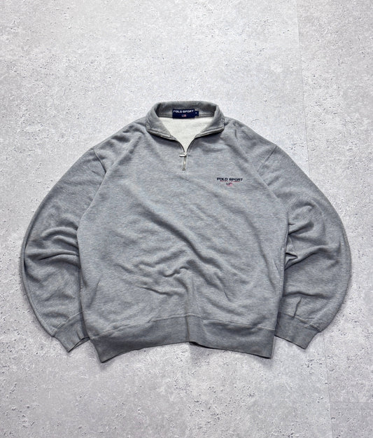 Vintage Polo Sport Ralph Lauren Quarter Zip Sweater (L)