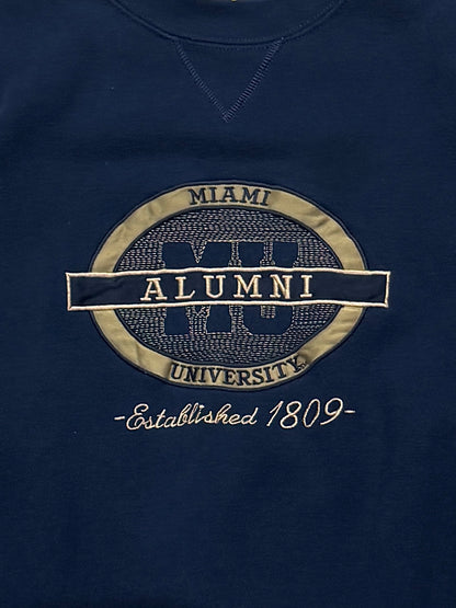 Vintage Miami University Alumni Embroidered Sweater (L)