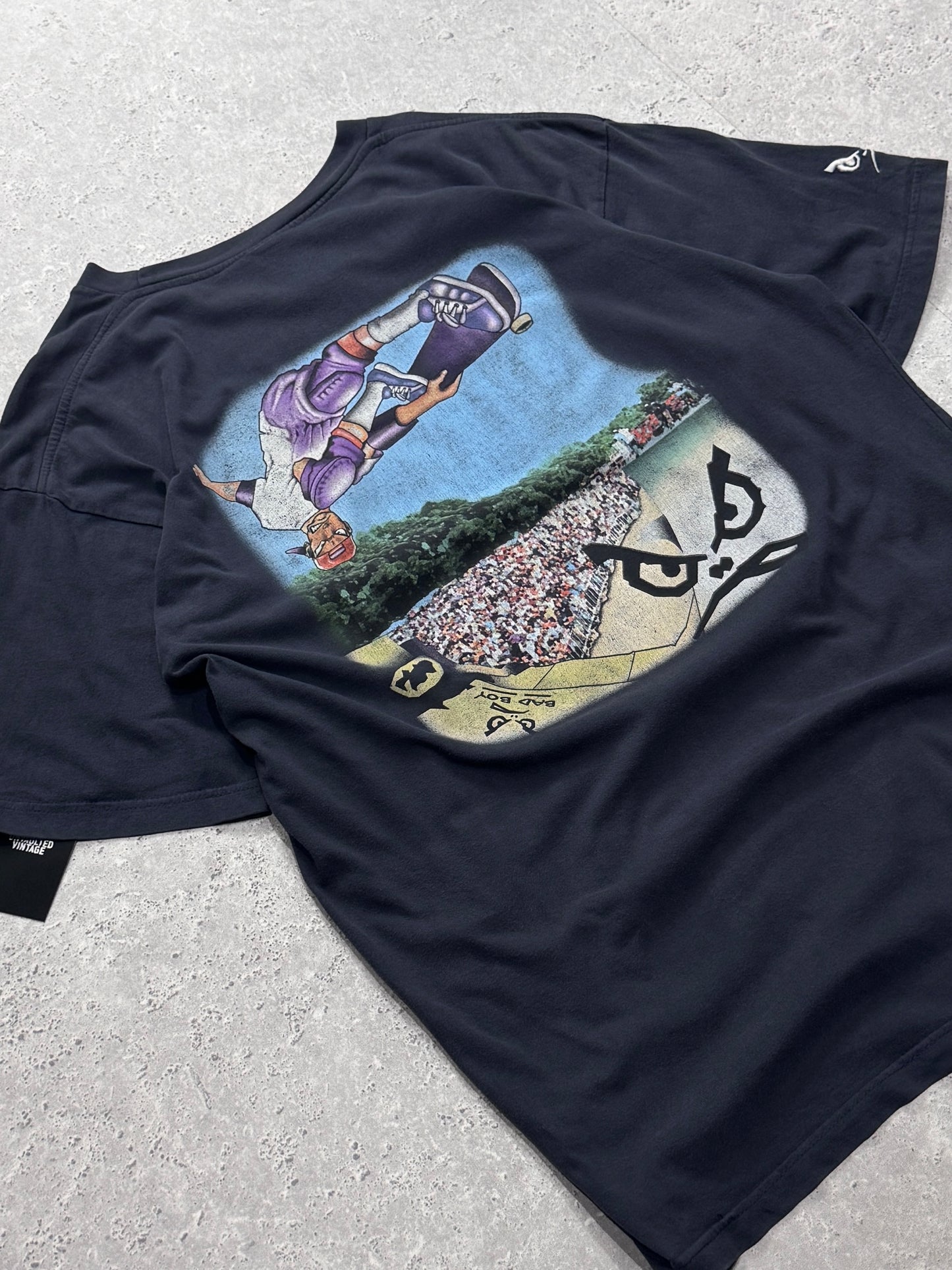 Vintage 90s Badboy Club Skatewear Graphic Tee (XL)