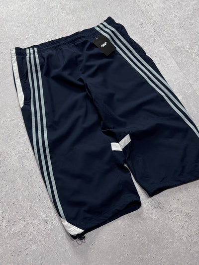 Vintage 2000s Adidas Adjustable 3/4 Track Shorts (L)