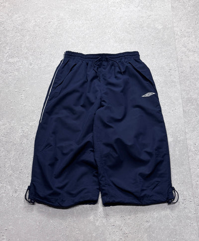Vintage 2000s Umbro Adjustable 3/4 Track Shorts (L)
