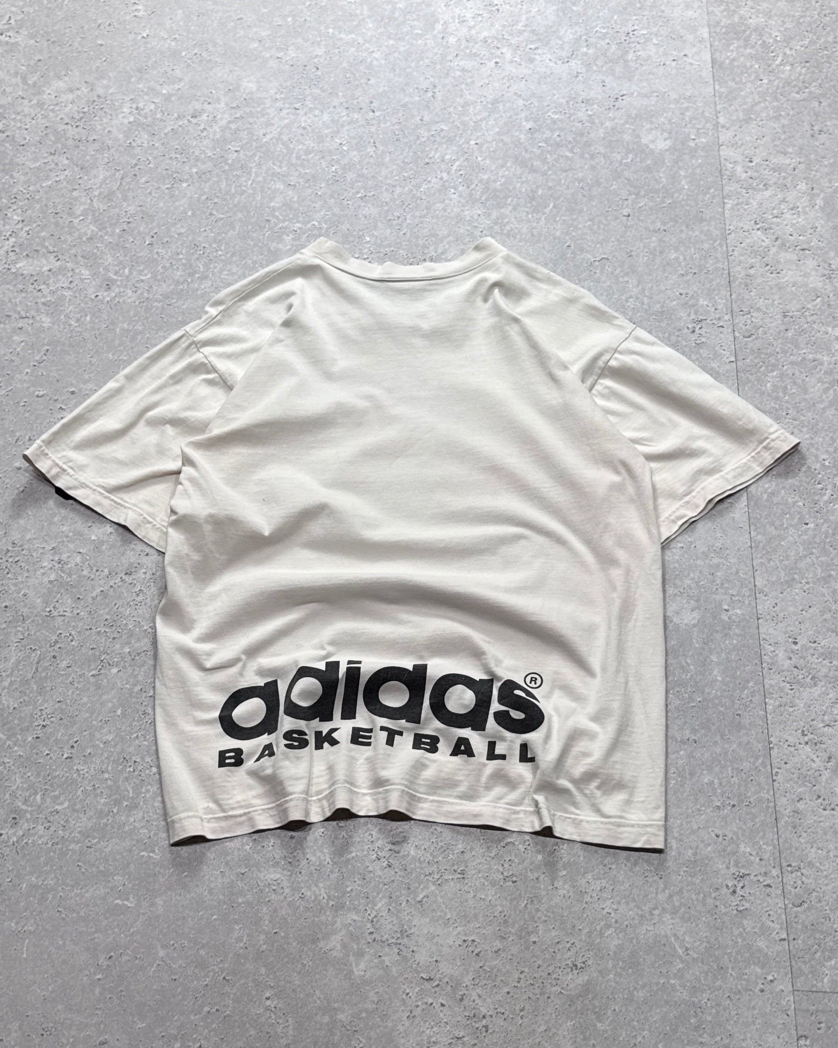 Vintage 90s Adidas Basketball Tee (M)