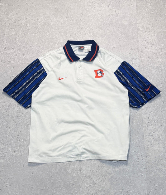 Vintage 90s Nike X Denver Broncos Polo Shirt (XL)