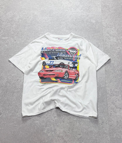 Vintage 90s Mustangs Unlimited Car Graphic Tee (L)