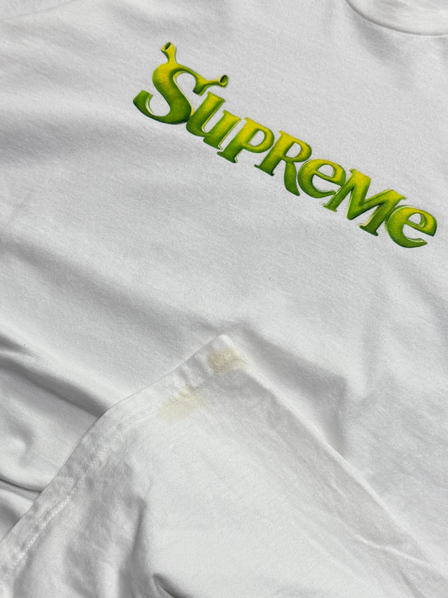 Vintage Supreme X Shrek Logo Tee (XL)