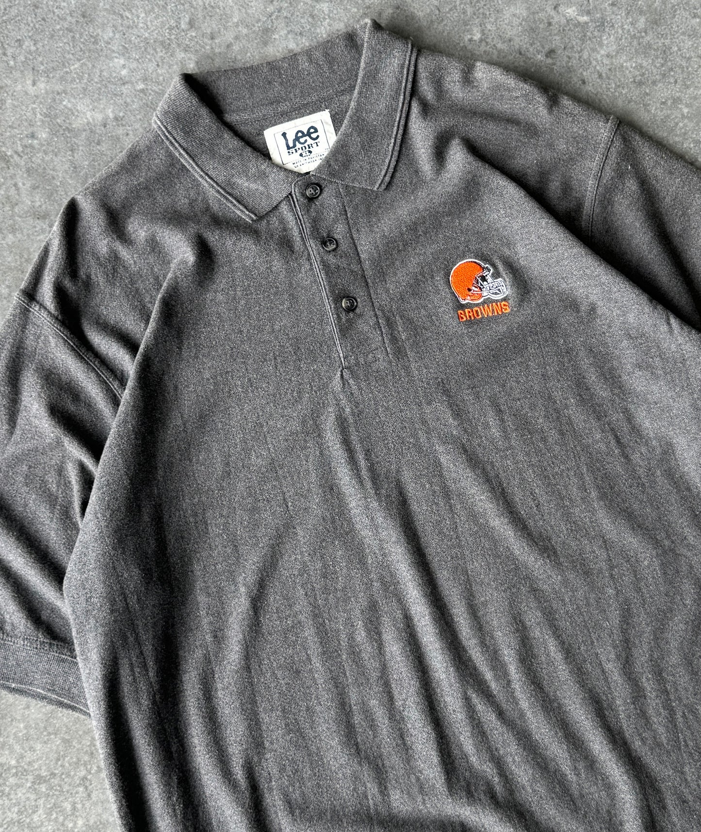 Vintage Cleveland Browns Polo Shirt (2XL)