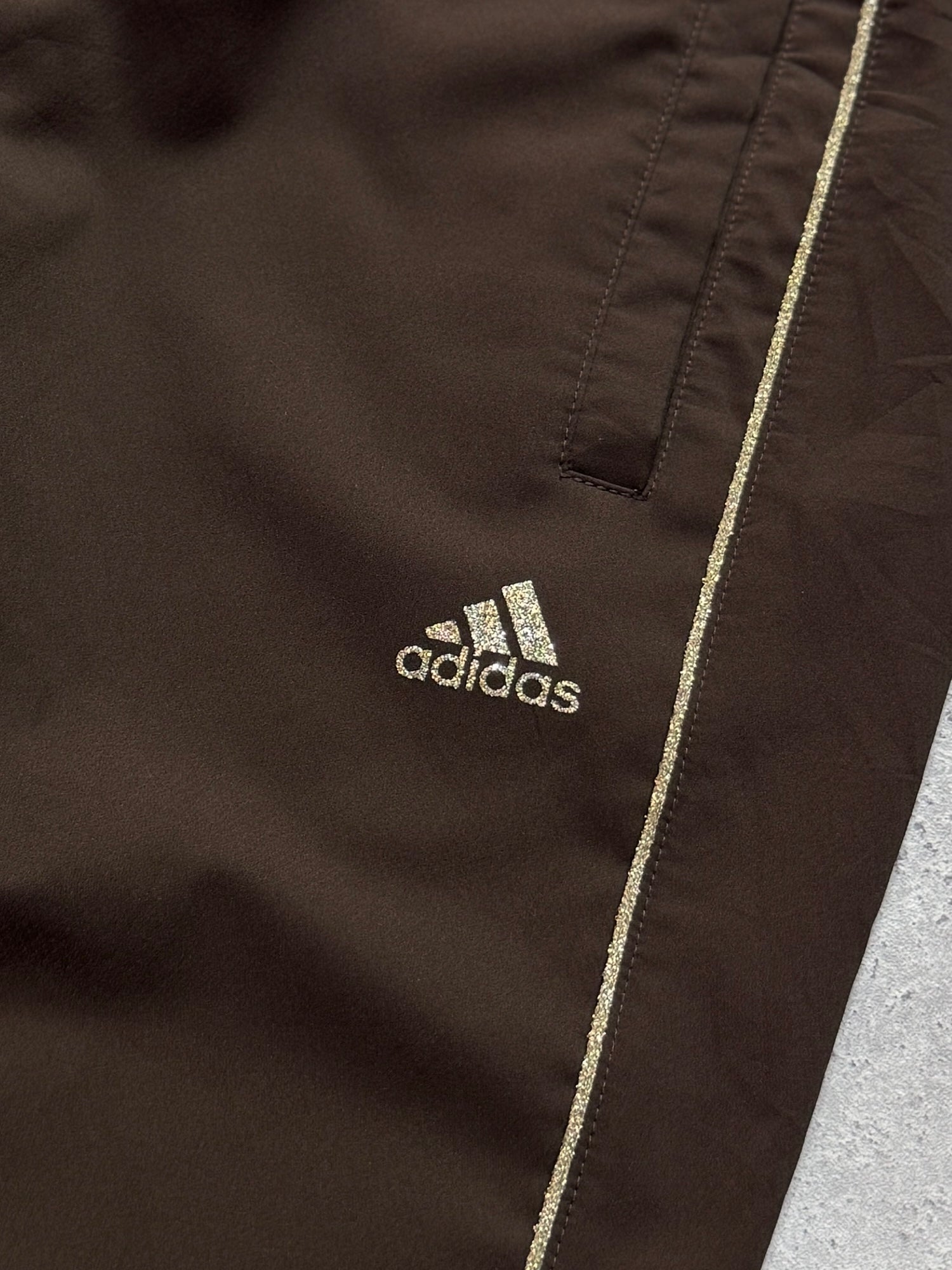 Vintage 2000s Adidas Flared Track Pants (Women’s M)