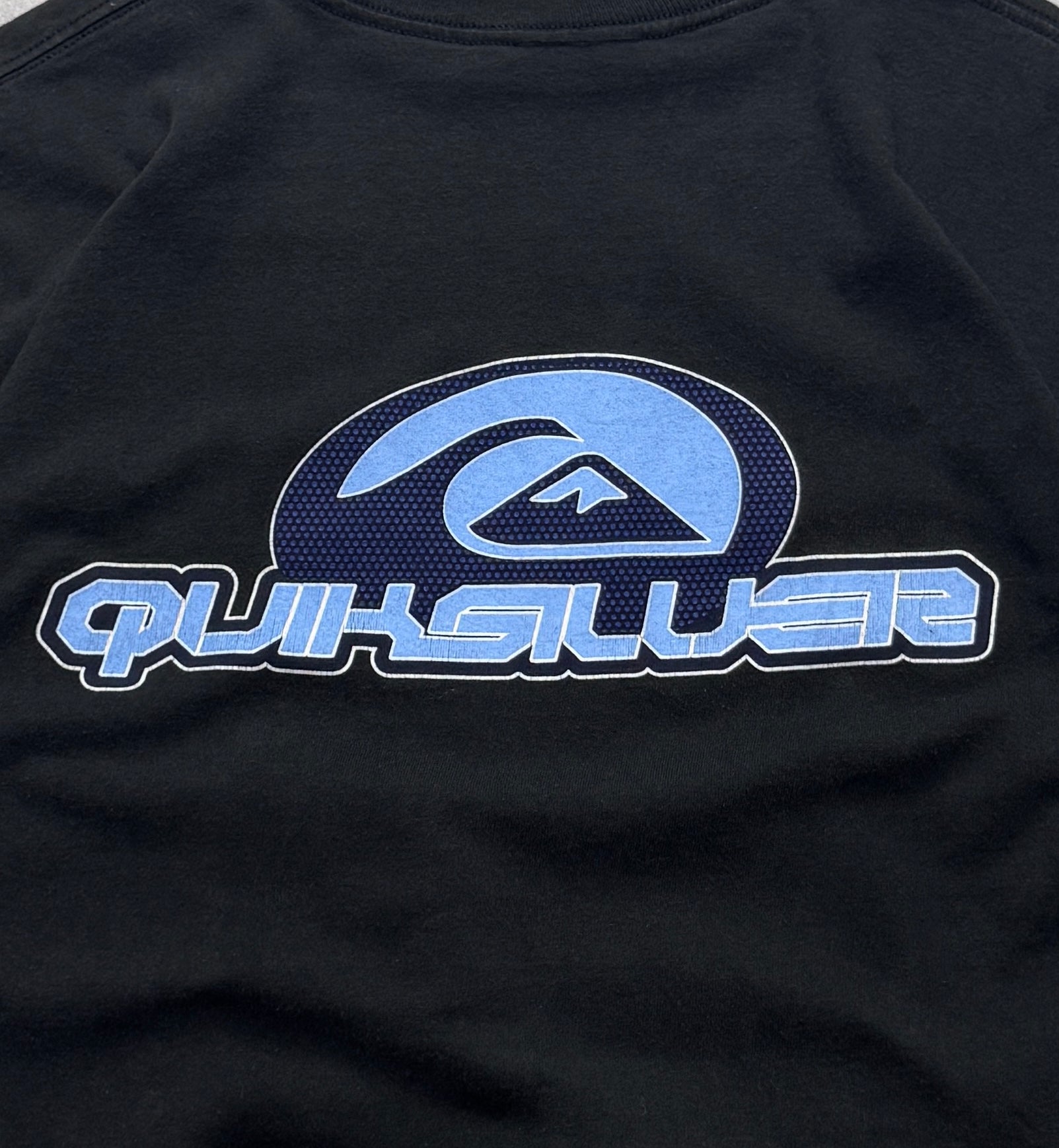 Vintage 90s Quiksilver Spellout Surf Tee (L)