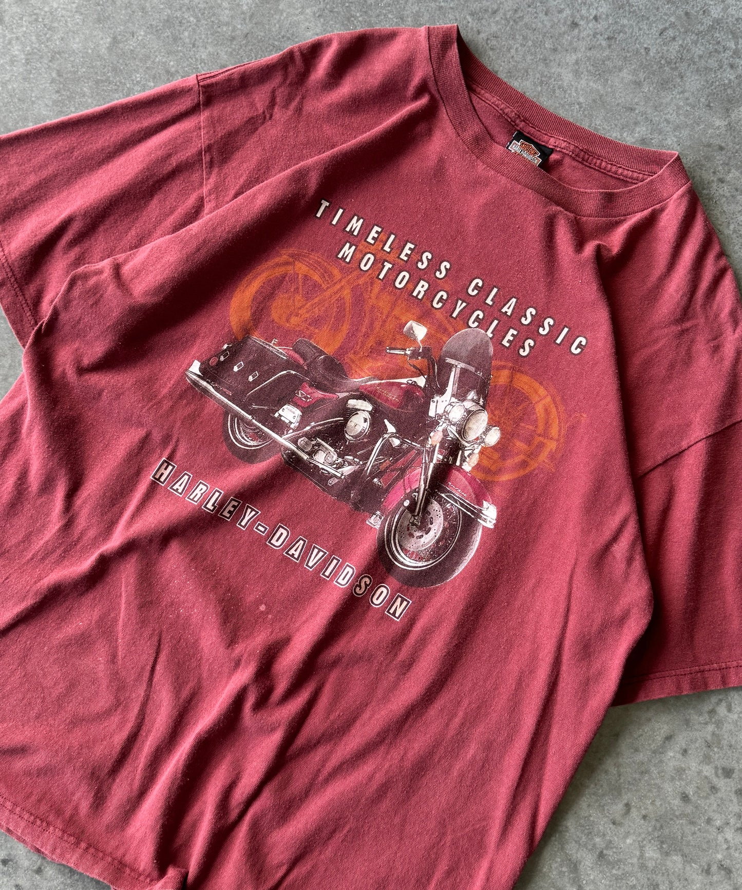 Vintage Harley Davidson Motorcycle Tee (XL)