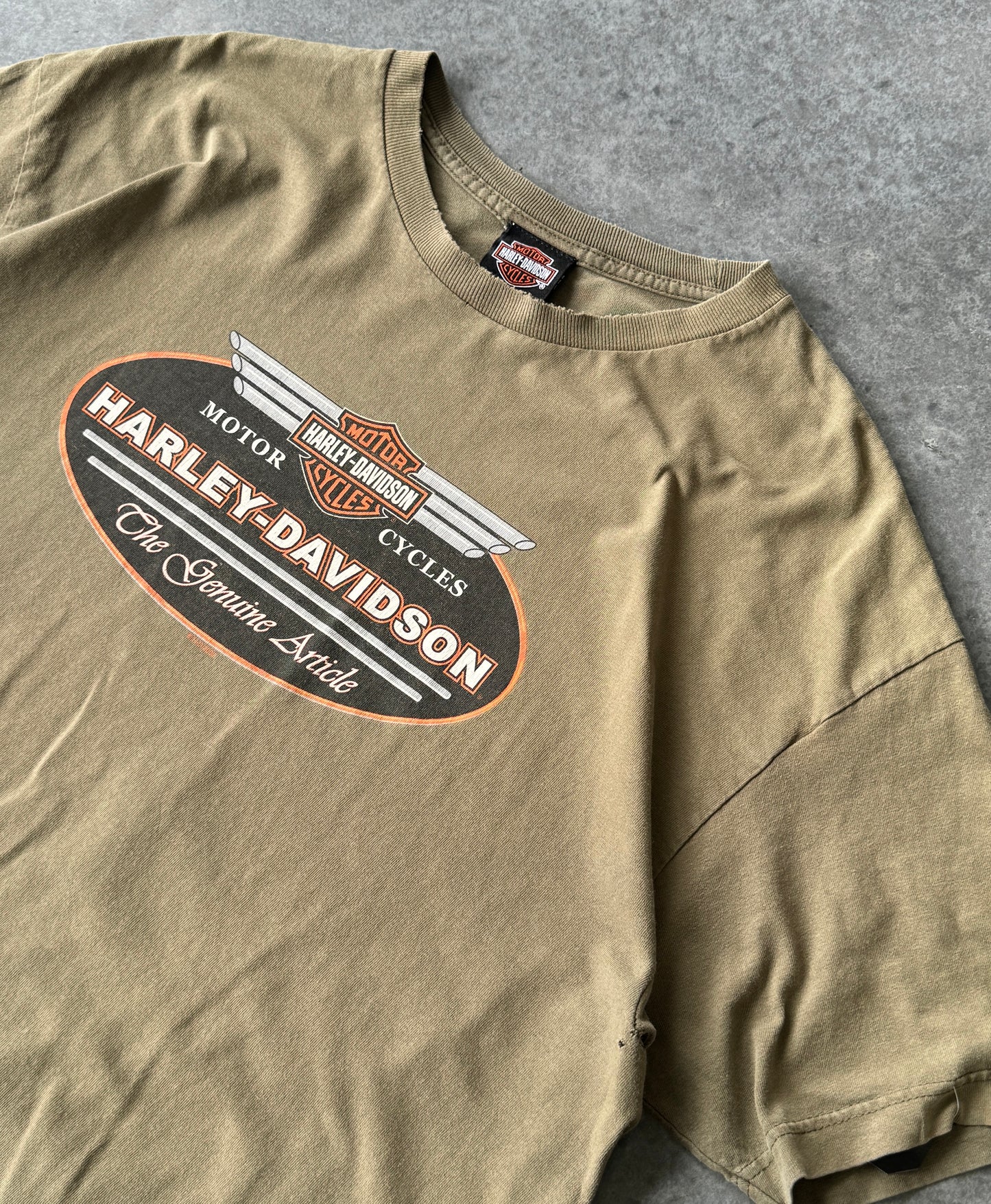 Vintage 02' Harley Davidson Logo Tee (XL)