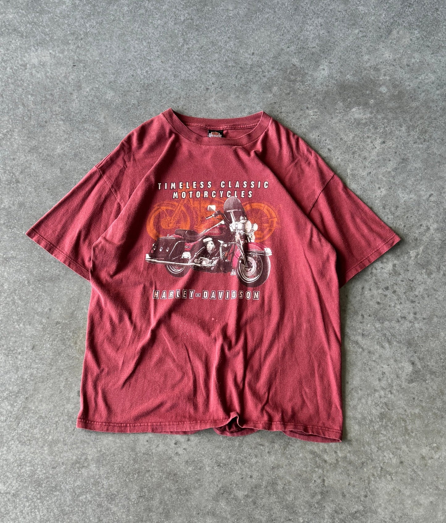 Vintage Harley Davidson Motorcycle Tee (XL)