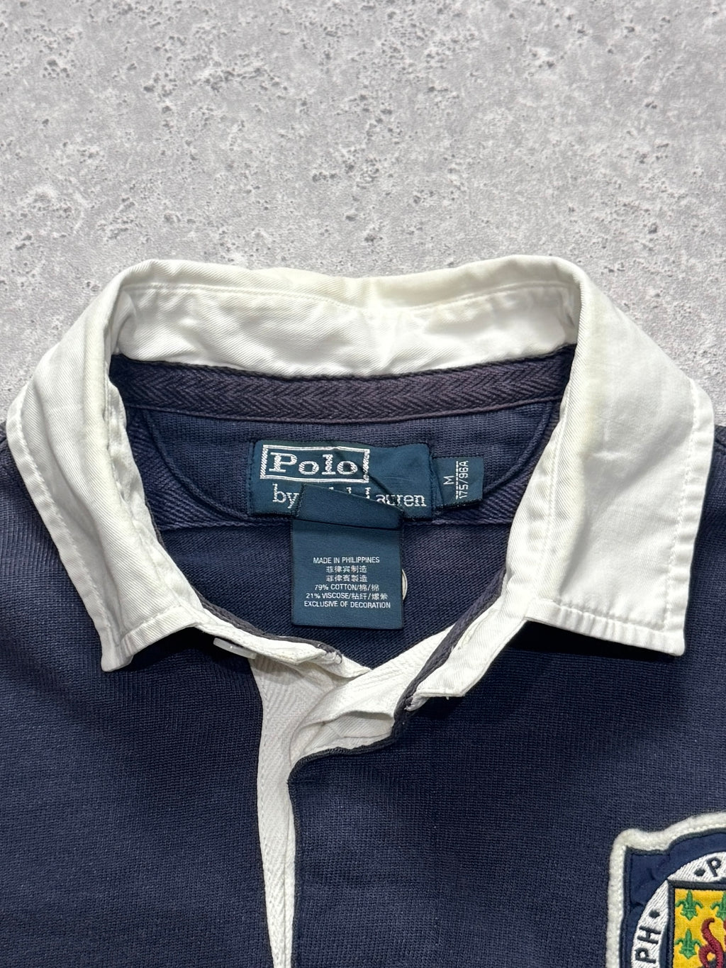 Vintage 90s Polo Ralph Lauren Rugby Sweater (M)