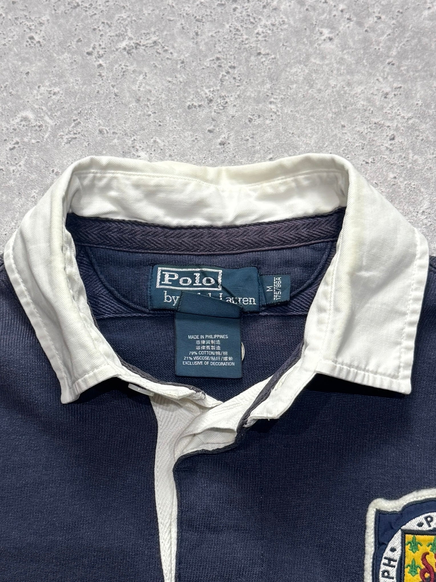 Vintage 90s Polo Ralph Lauren Rugby Sweater (M)