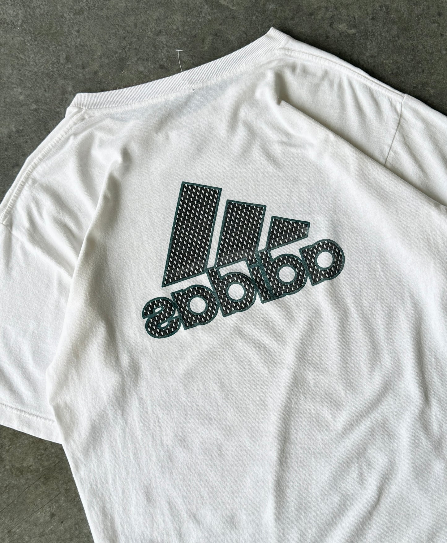 Vintage 90s Adidas Logo Tee (L)