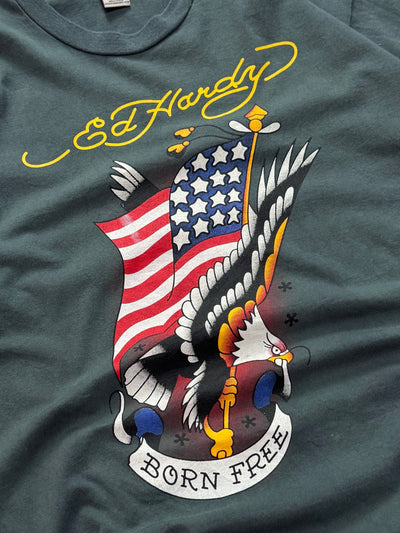Vintage Y2K Ed Hardy Graphic Tee (L)