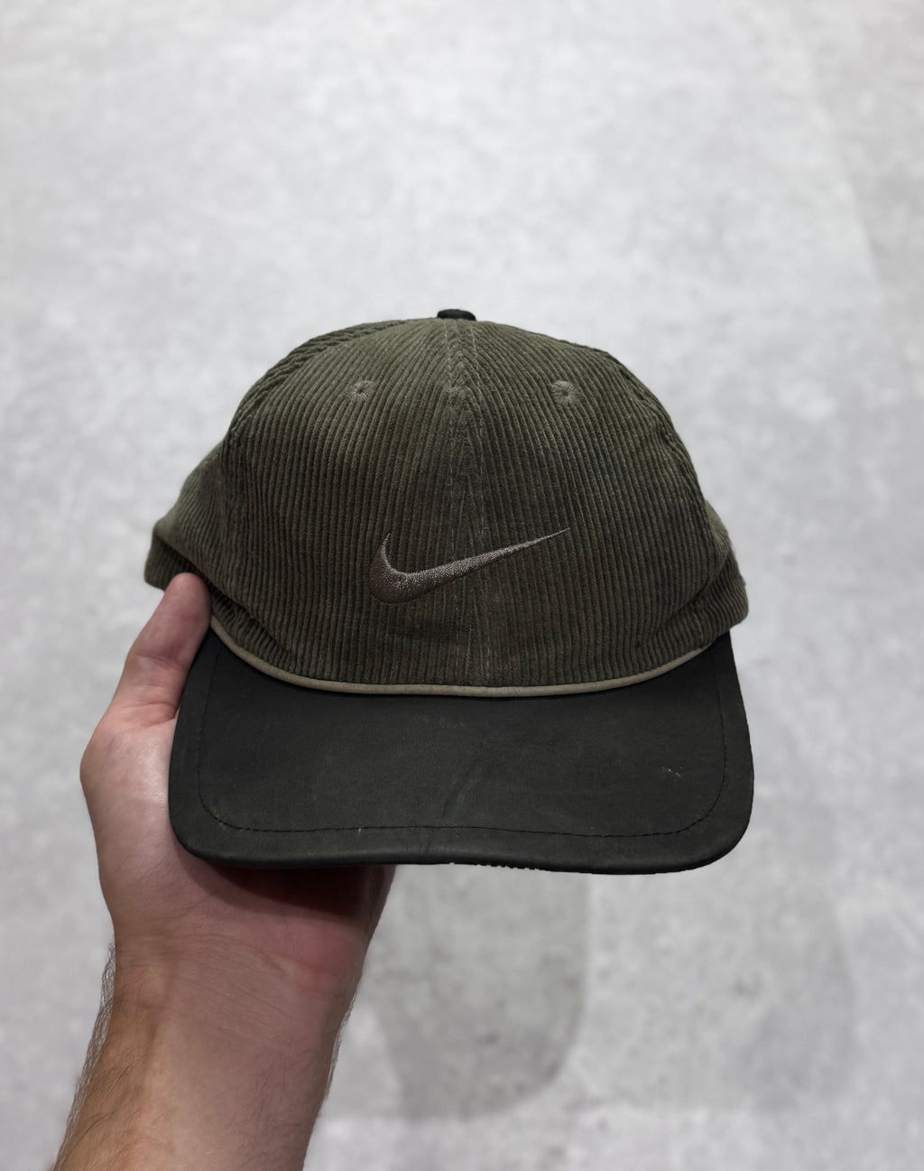 Vintage 90s Nike Corduroy Rope Cap