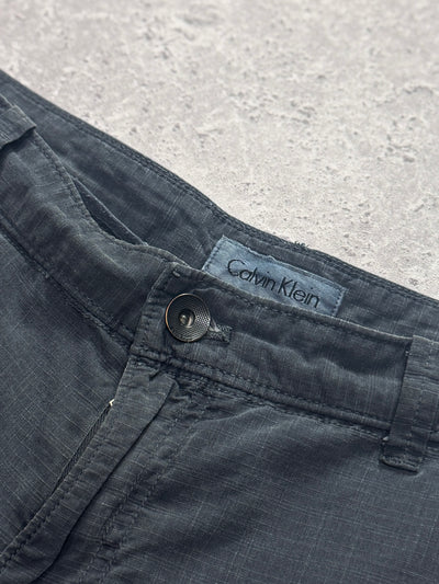 Vintage 2000s Calvin Klein Cargo Dress Shorts (34”)