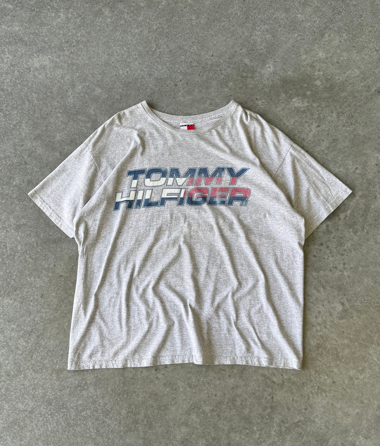 Vintage Tommy Hilfiger Logo Tee (2XL)