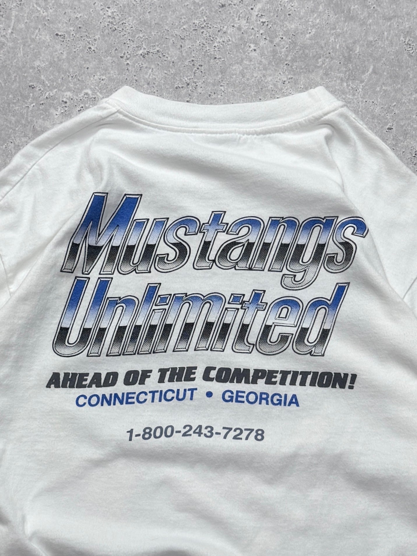 Vintage 90s Mustangs Unlimited Car Graphic Tee (L)