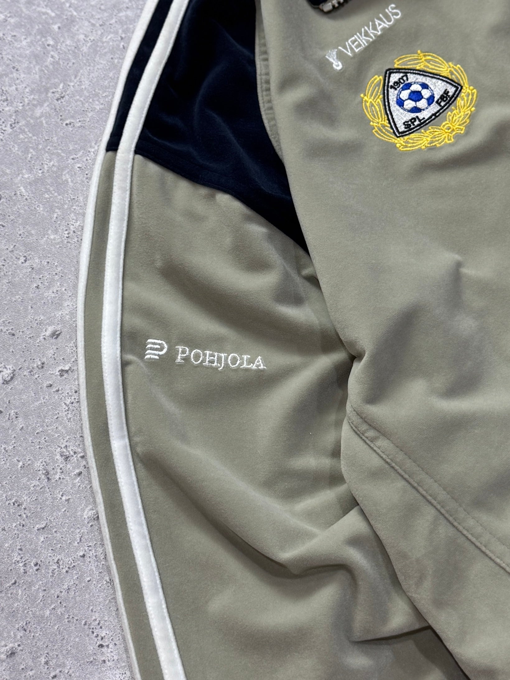 Vintage 2000s Adidas Football Track Jacket (2XL)