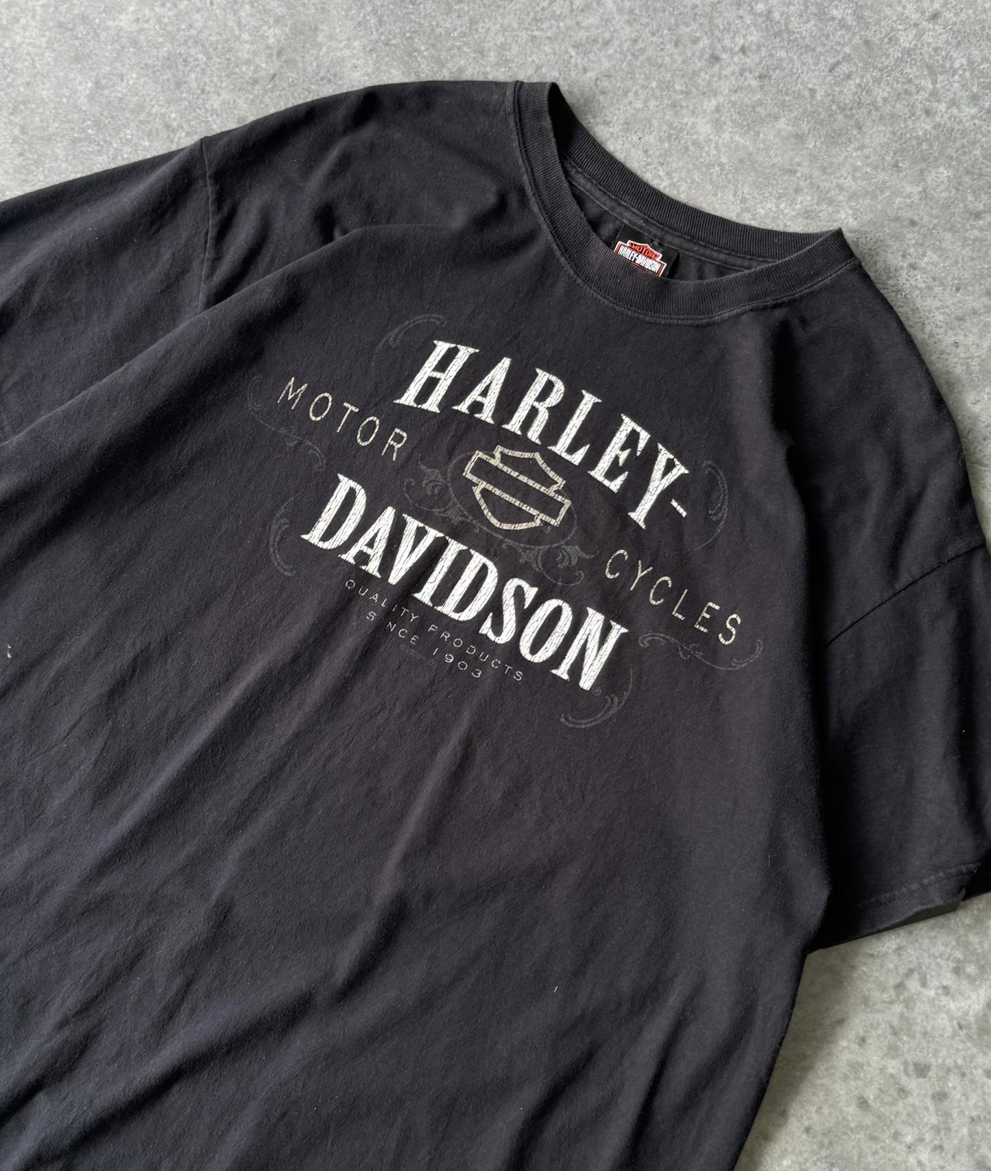 Vintage 00s Harley Davidson Logo Tee (XL)